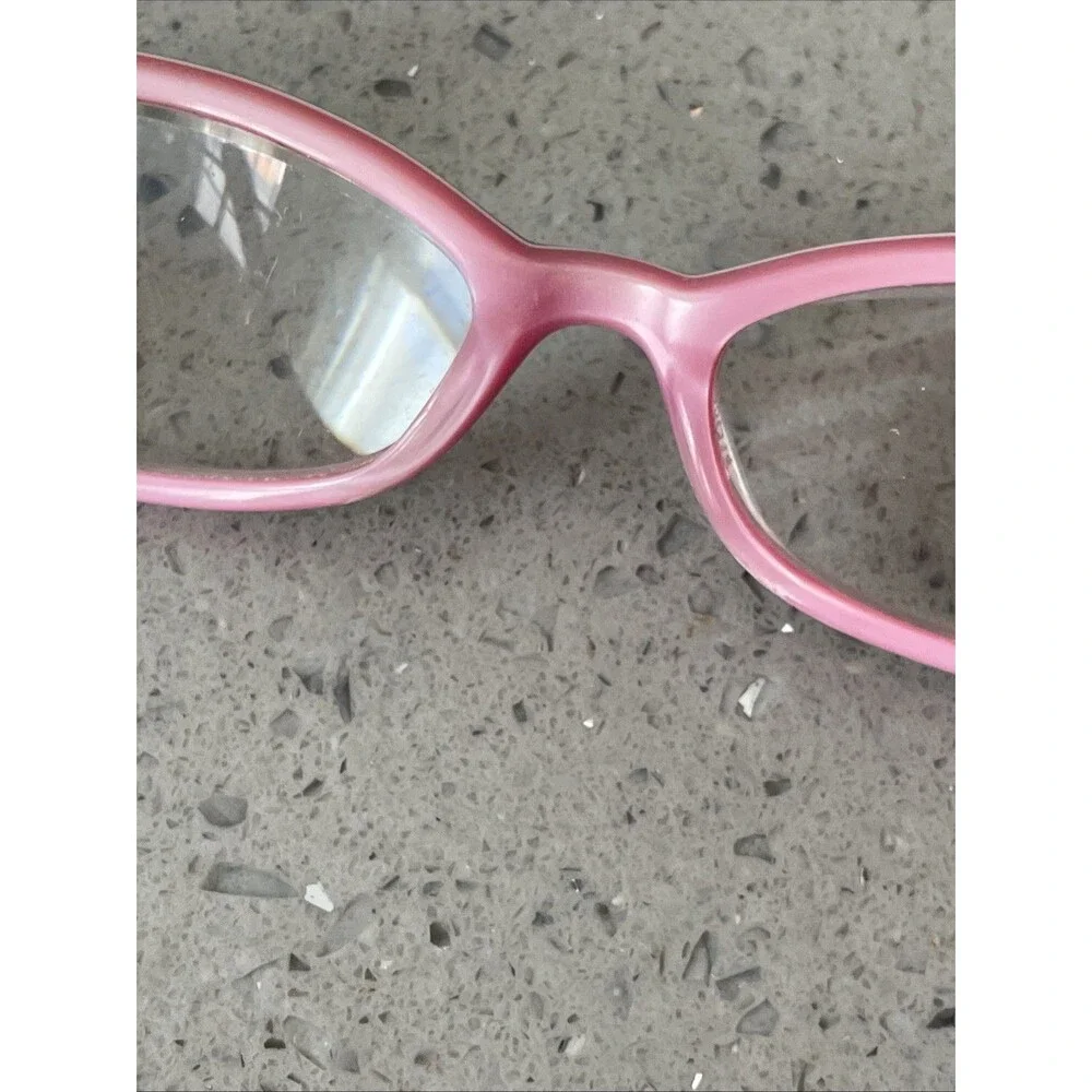 OCCHI 2007 Pink Eyeglasses Frames ONLY 45-14-130 Oval purple kids